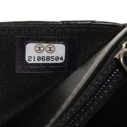 Chanel Lambskin Boy Wallet On Chain WOC Black 8 of 9