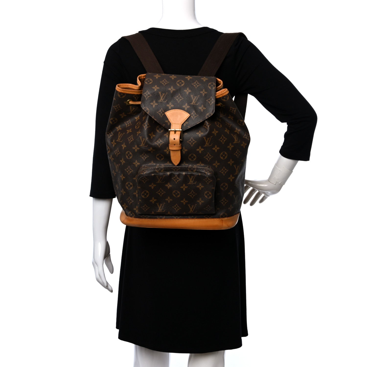 Louis Vuitton Monogram Montsouris GM Backpack 2 of 21