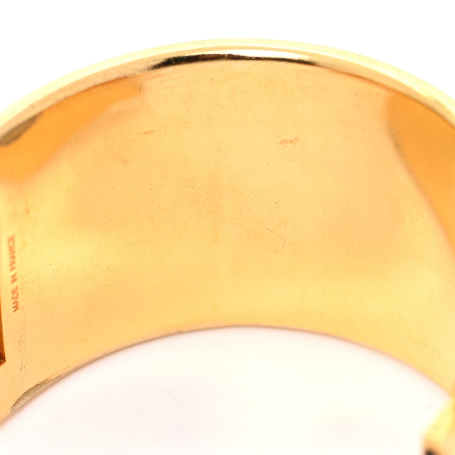 Hermes Enamel Extra Wide Clic Clac H Bracelet PM White 7 of 11