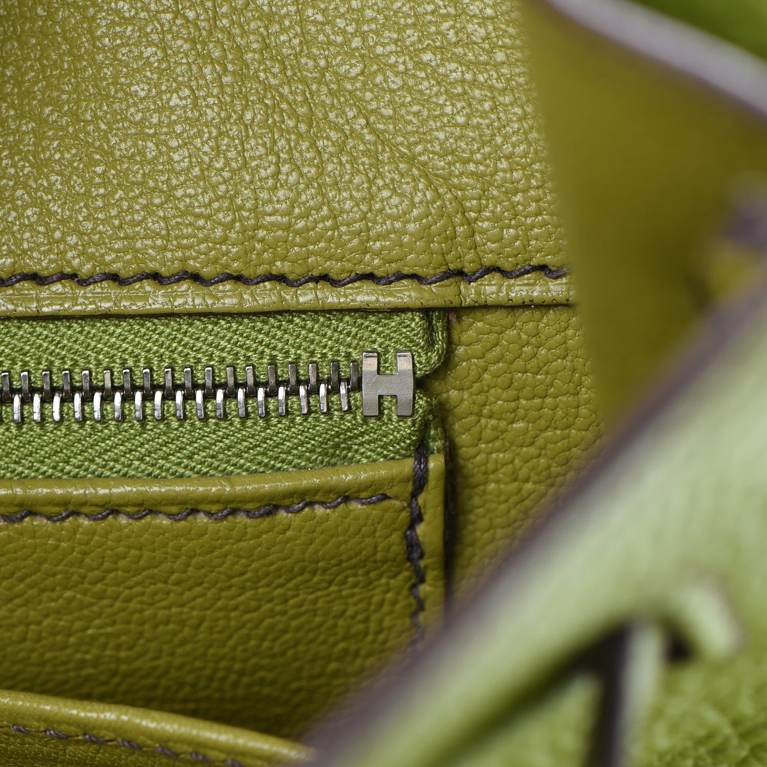 Hermes Togo Birkin 35 Vert Anis 17 of 37