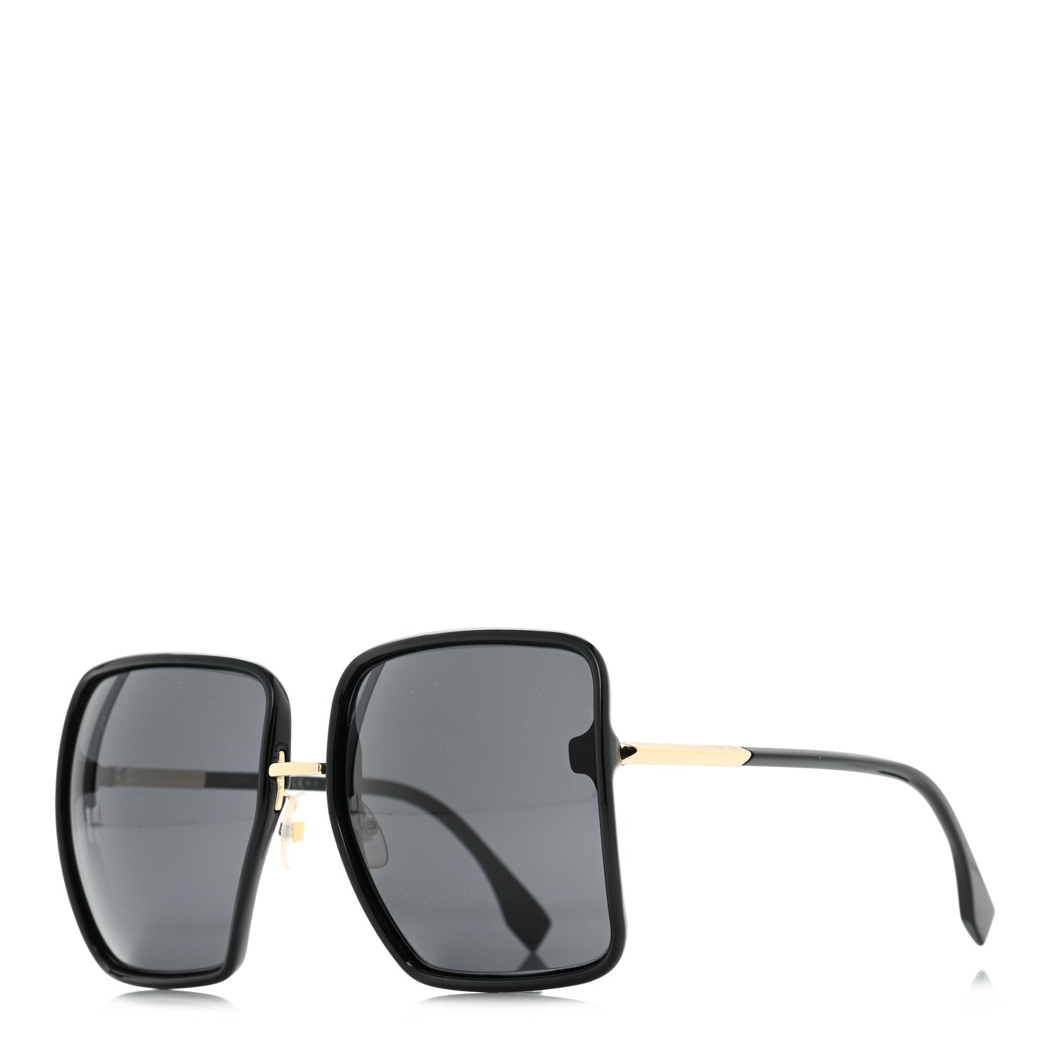 Fendi Square Sunglasses FF 0402/S Black 1 of 6