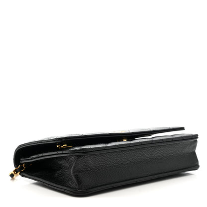 Chanel Caviar Quilted Wallet on Chain WOC Black 4 of 12