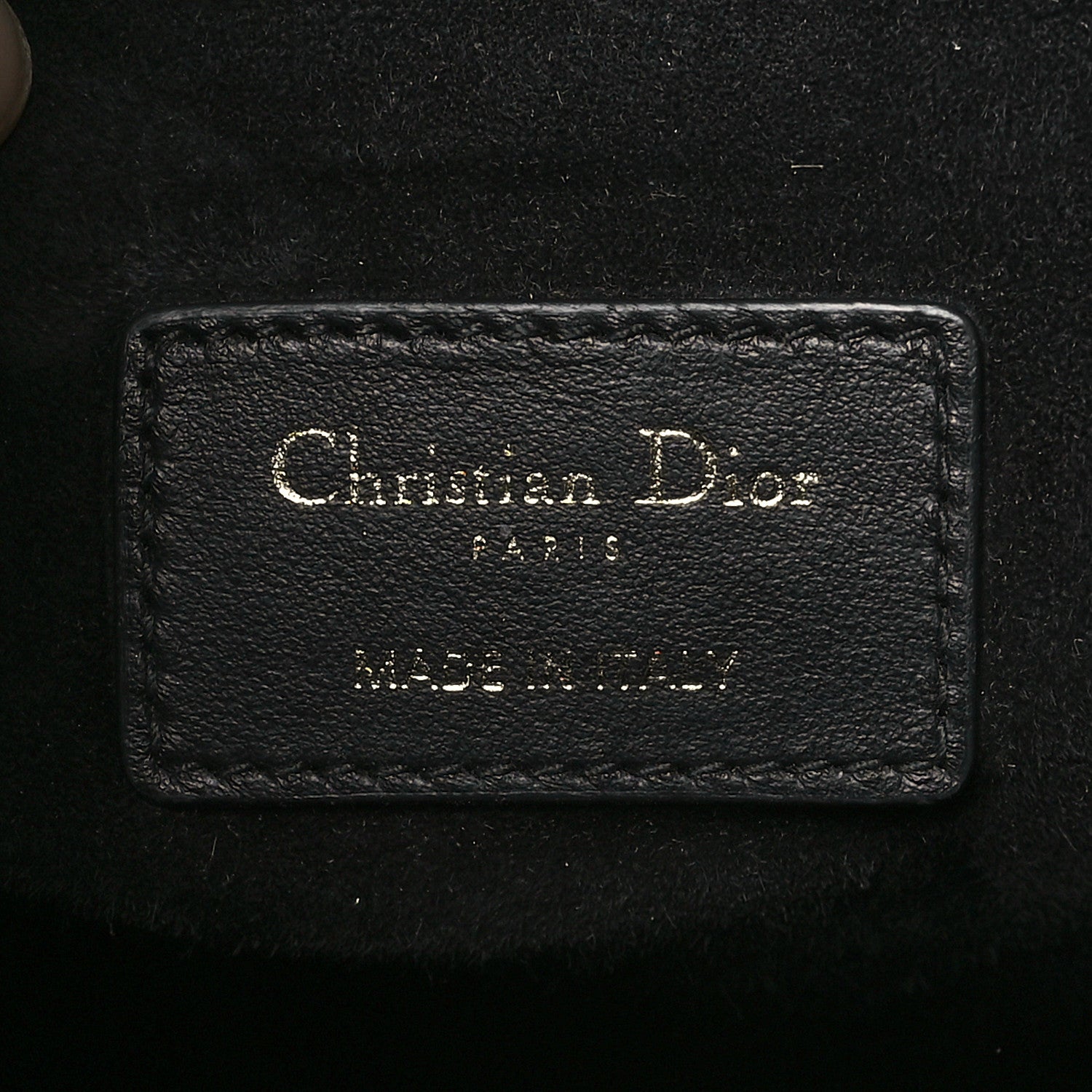 Christian Dior Calfskin Macro Cannage Medium Book Tote Black 6 of 10
