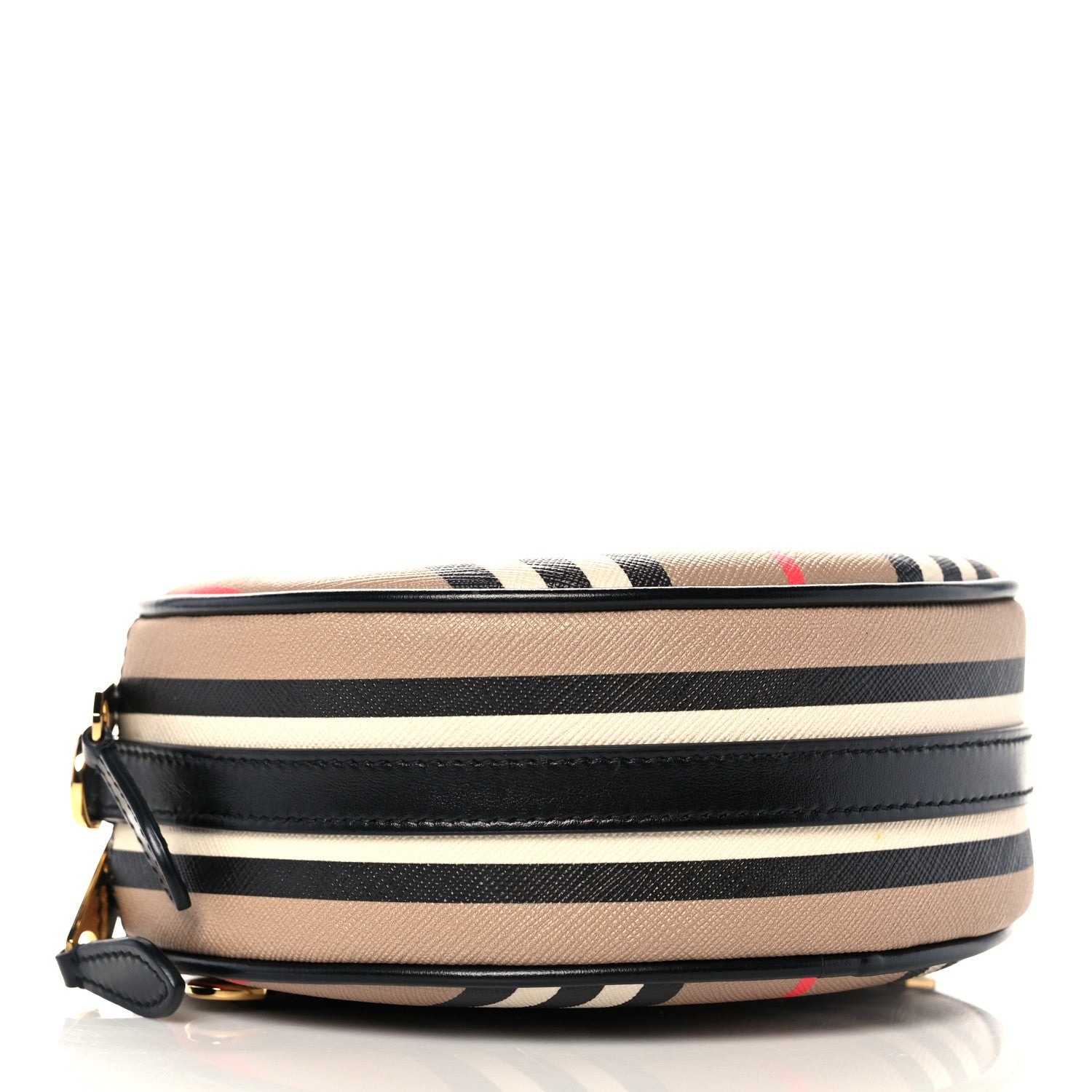 Burberry E-Canvas Calfskin Icon Stripe Louise Bag Archive Beige 4 of 9
