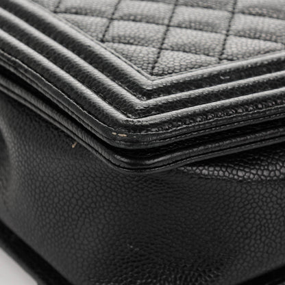 Chanel Caviar Quilted New Medium Boy Flap Black 8 of 8