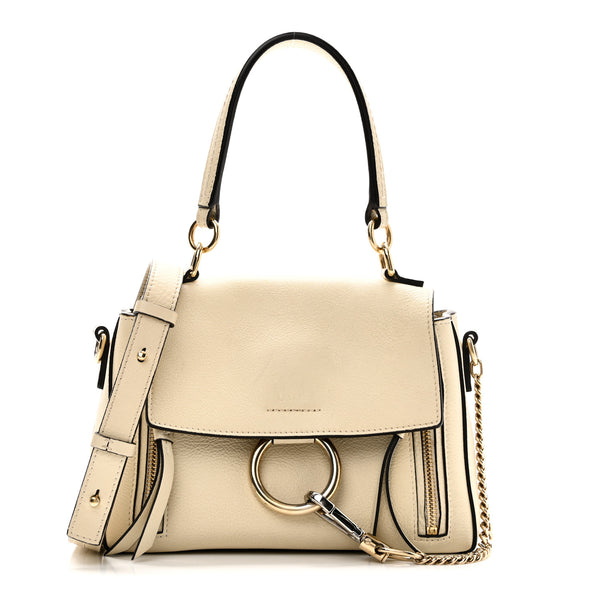 【今週末まで限定値下げ】Chloe FAYE DAY フェイディ ミニ Chloe Calfskin Mini Faye Day Shoulder Bag Off White 1780358