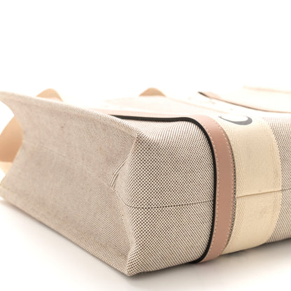 Chloe Cotton Calfskin Medium Woody Ribbon Tote Biscotti Beige 9 of 11