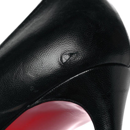 Christian Louboutin Kid Cabo 85 Pumps 37.5 Black Gold 8 of 10