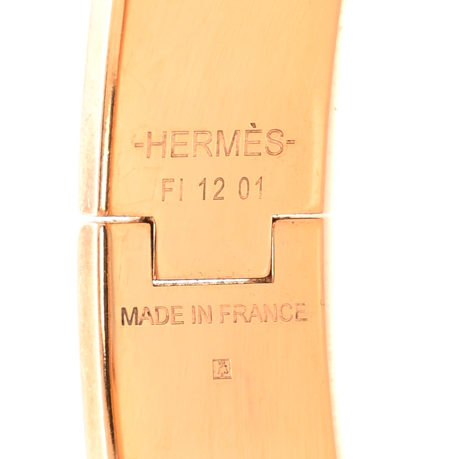 Hermes Enamel Narrow Clic Clac H Bracelet PM Marron Glace 5 of 5