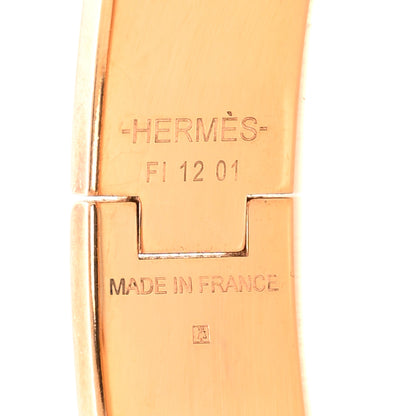Hermes Enamel Narrow Clic Clac H Bracelet PM Marron Glace 5 of 5
