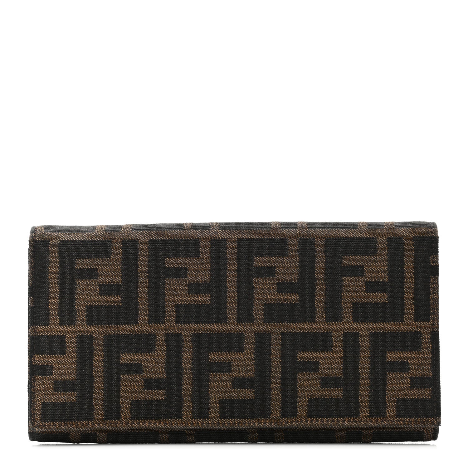 Fendi Zucca Continental Wallet Tobacco 1 of 14