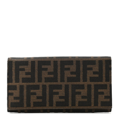 Fendi Zucca Continental Wallet Tobacco 1 of 14