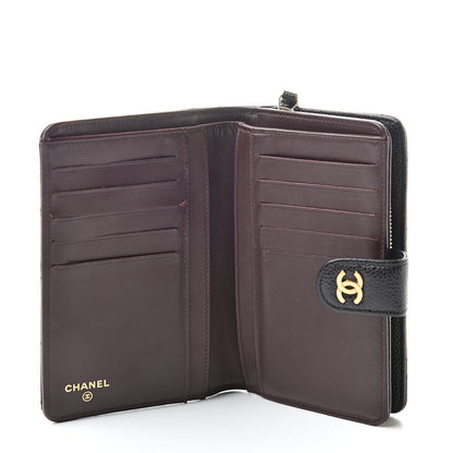 Chanel Caviar Quilted Zipped Pocket Wallet Black 5 of 14