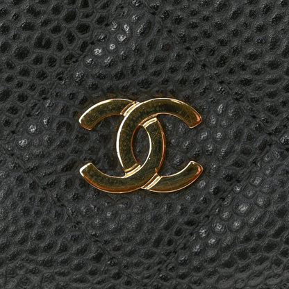 Chanel Caviar Quilted Wallet On Chain WOC Black 12 of 13