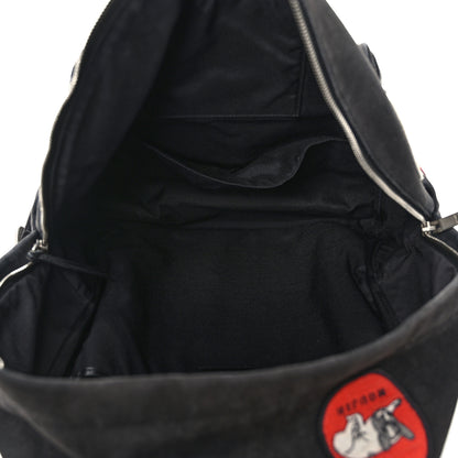 Saint Laurent Twill Patches City Backpack Black 4 of 11