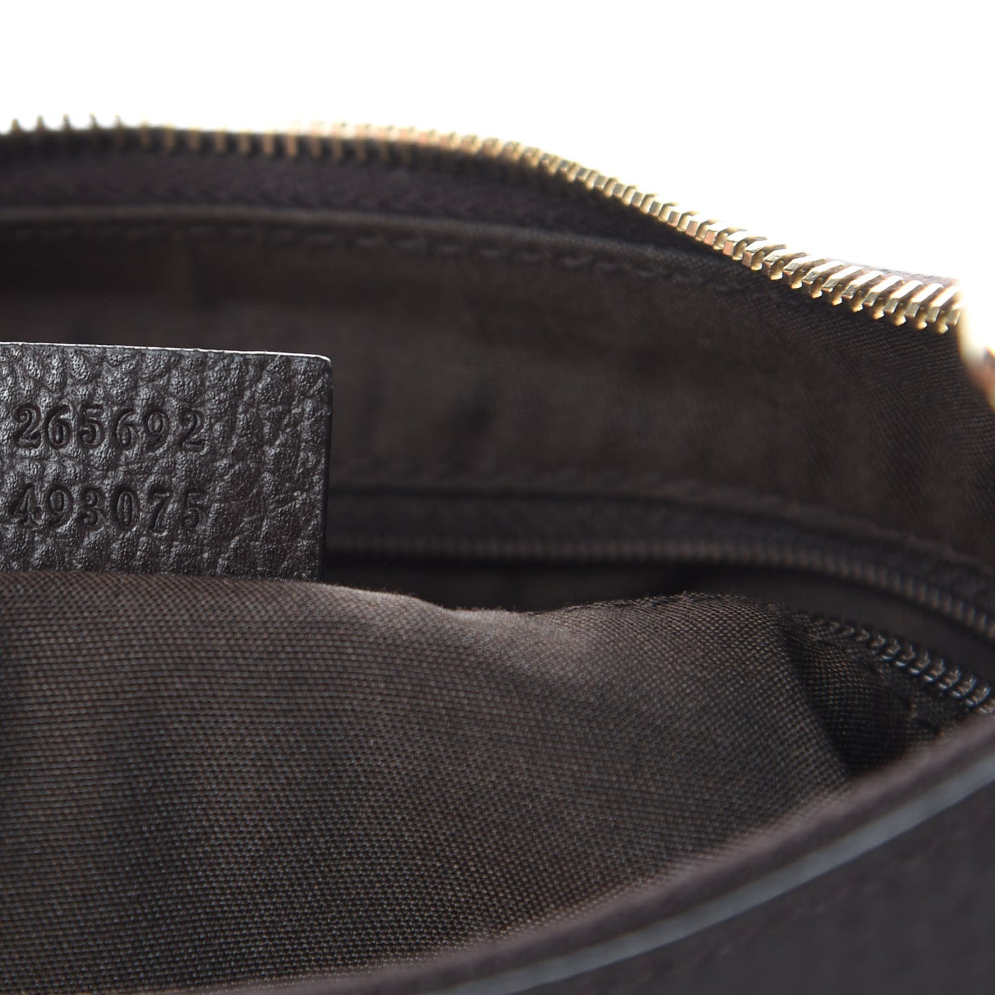 Monogram D Ring Hobo Dark Brown