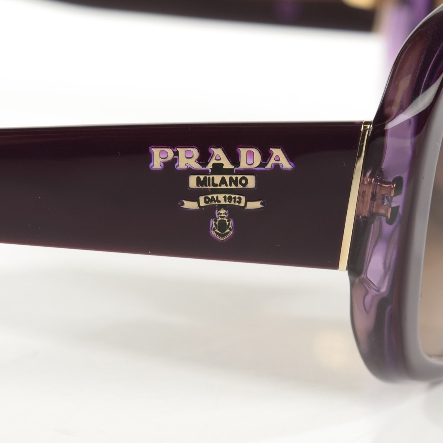 Prada Sunglasses SPR 31N Purple 3 of 6