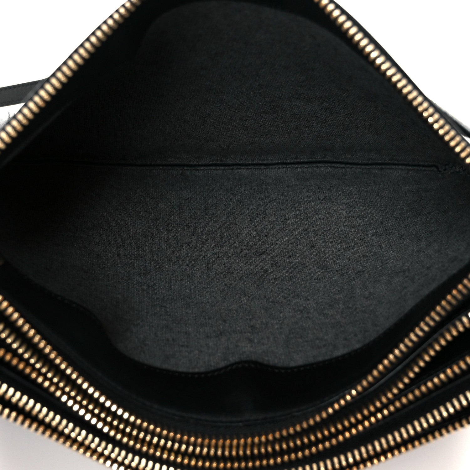 Celine Lambskin Large Trio Crossbody Bag Black 5 of 11