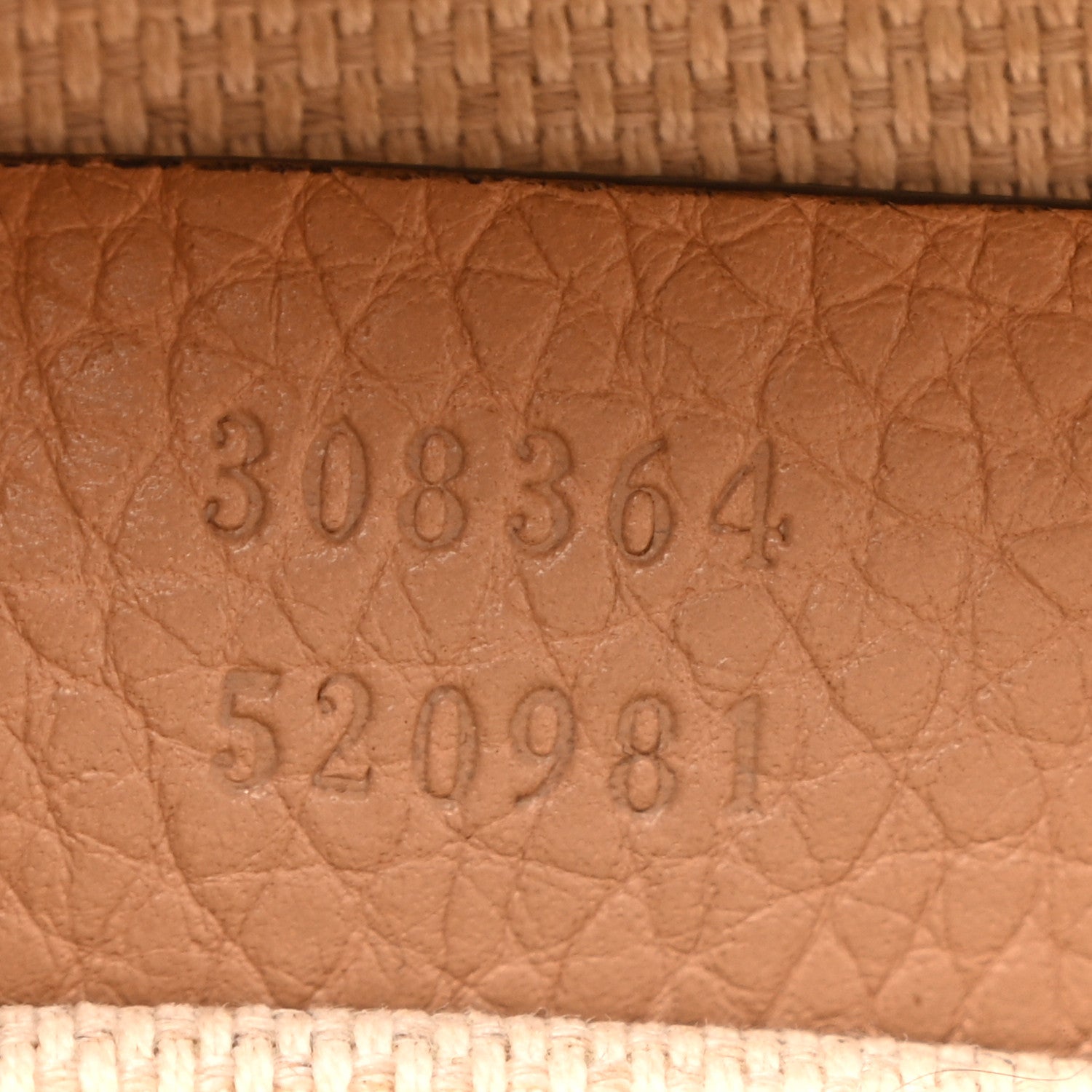 Gucci Pebbled Calfskin Small Soho Disco Bag Camelia 7 of 11