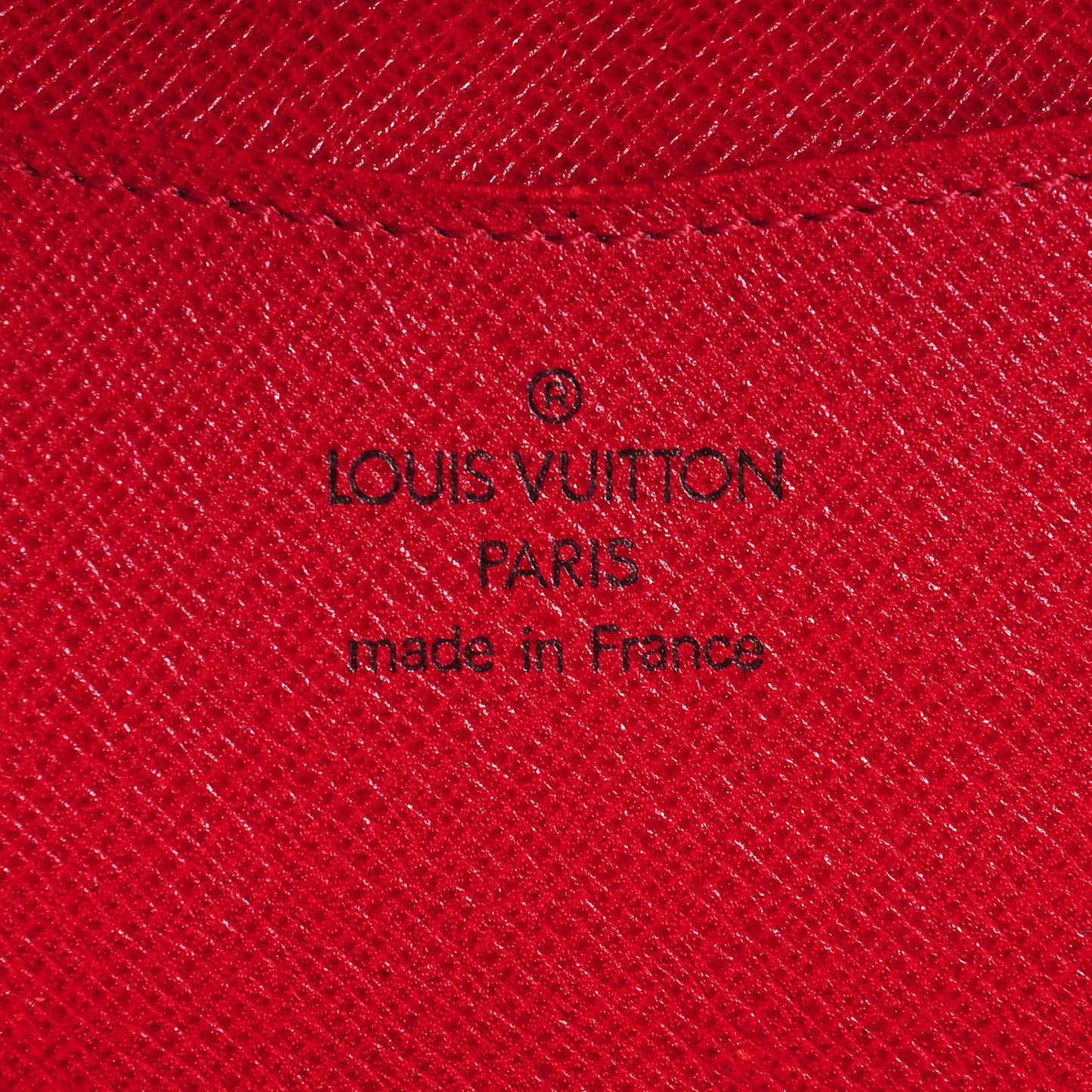 Monogram Josephine Wallet Red