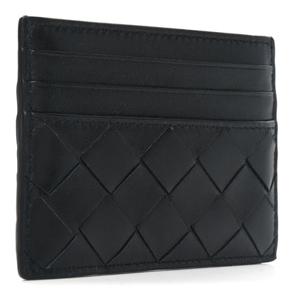 Bottega Veneta Nappa Intrecciato Card Case Black 3 of 8