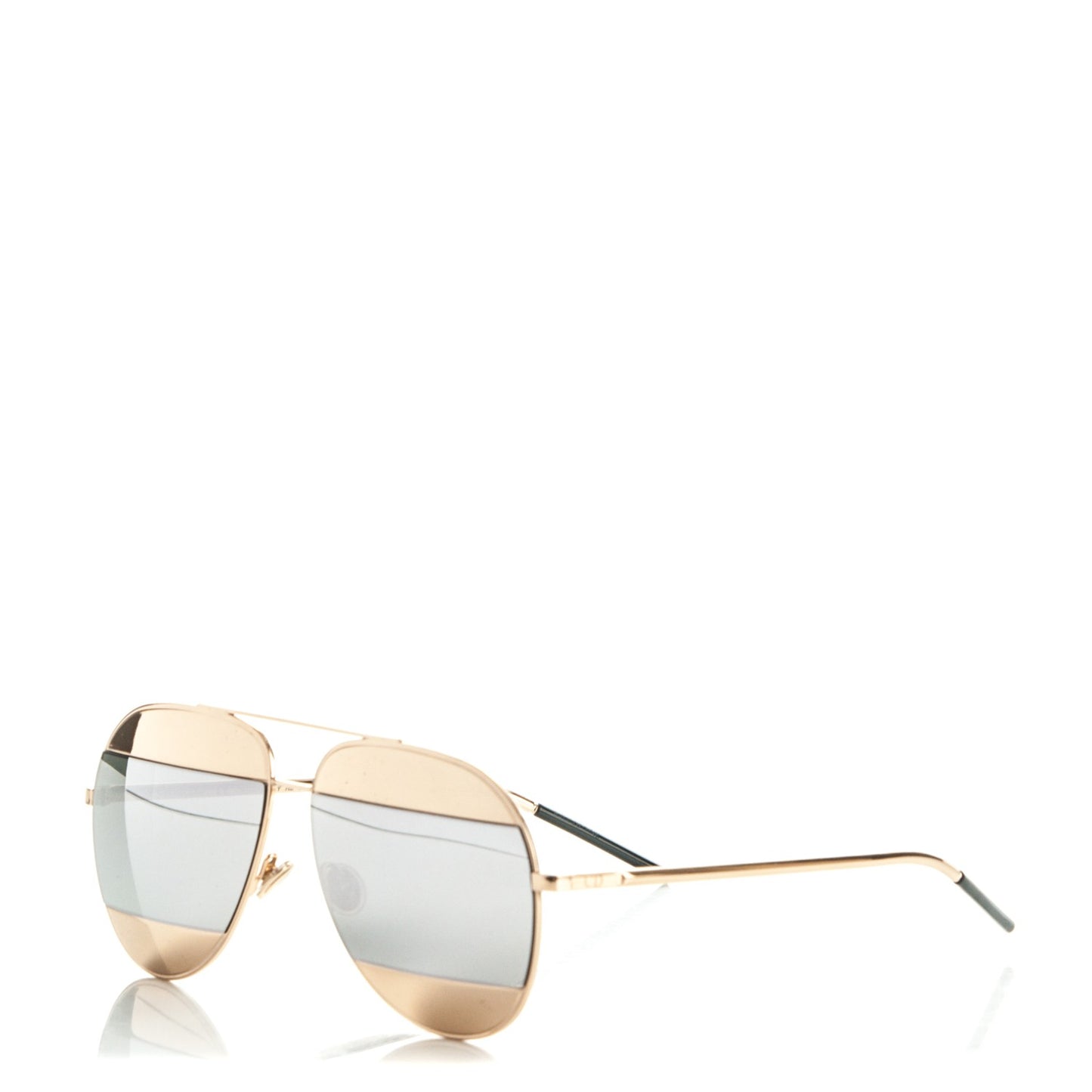 Split 1 Aviator Sunglasses Gold
