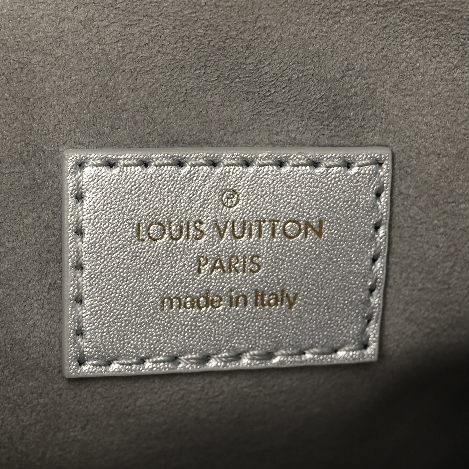 Louis Vuitton Metallic Lambskin Embossed Monogram Coussin BB Silver 8 of 11
