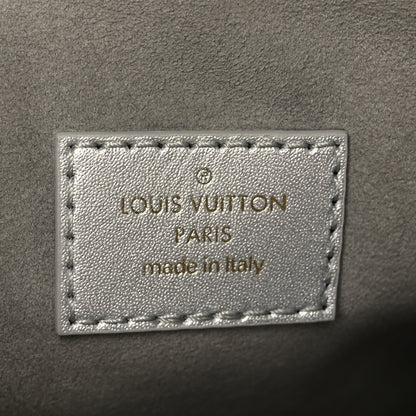 Louis Vuitton Metallic Lambskin Embossed Monogram Coussin BB Silver 8 of 11
