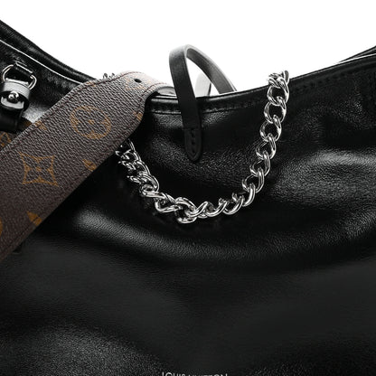 Louis Vuitton Lambskin CarryAll Cargo Vibe PM Black 7 of 9