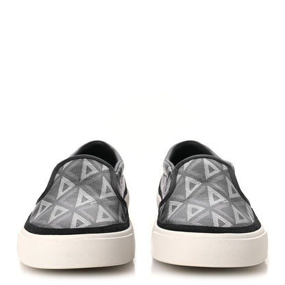 Christian Dior Canvas CD Diamond Mens Slip On Sneakers 41 Navy 3 of 11