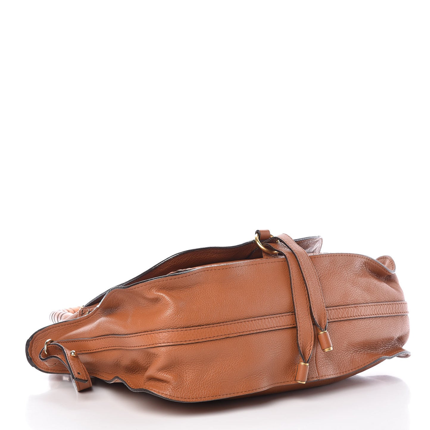 Calfskin Braided Medium Marcie Satchel Whiskey