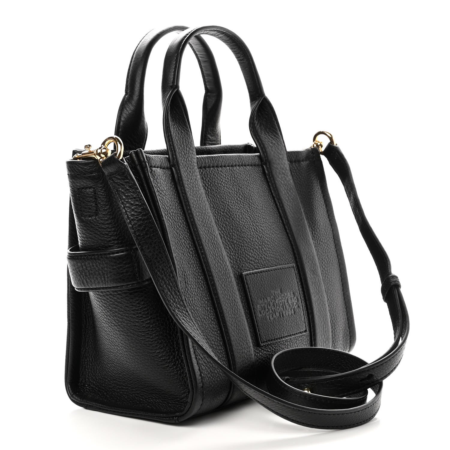 Marc Jacobs Grained Calfskin Small The Tote Bag Black 2 of 8