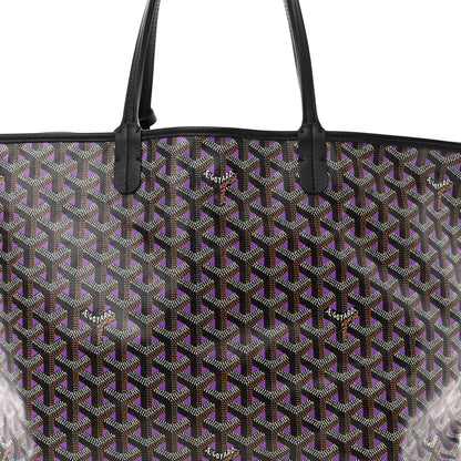 Goyard Goyardine Saint Louis Claire Voie PM Black Violet 9 of 14