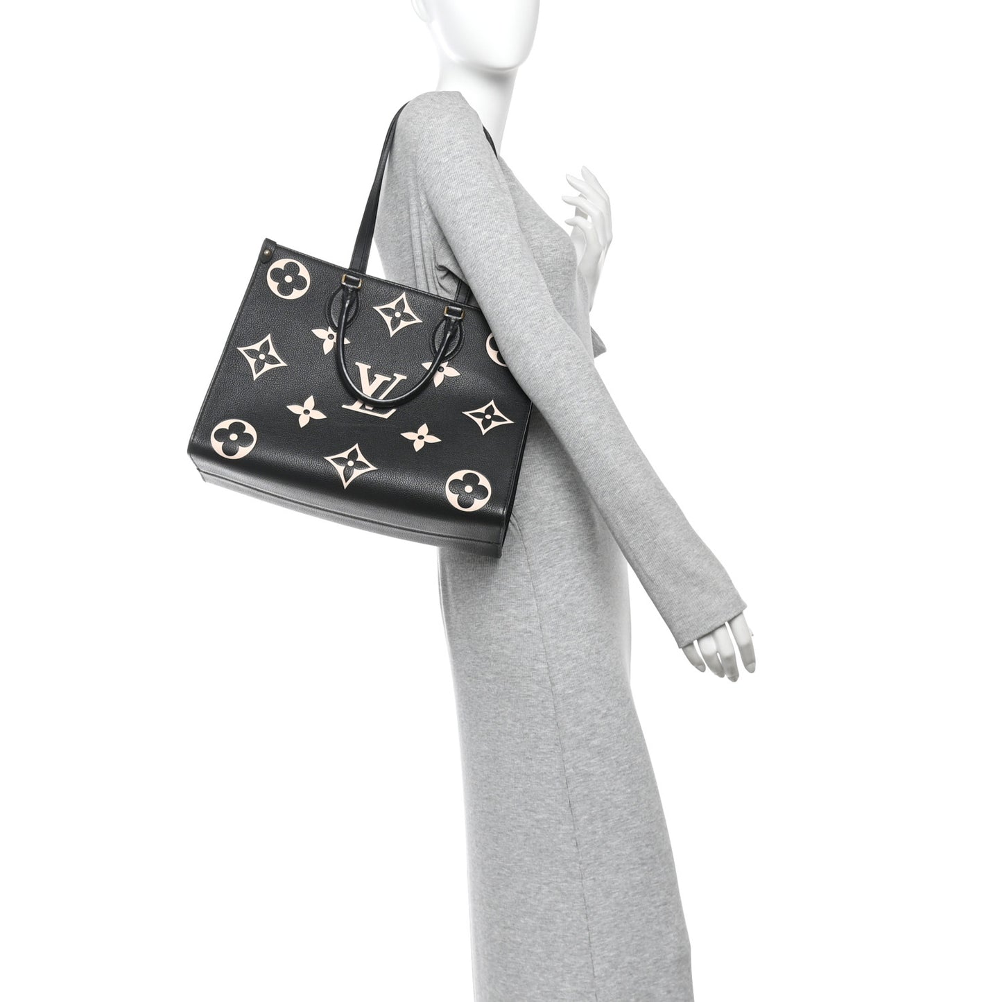 Empreinte Monogram Giant Onthego MM Black Beige