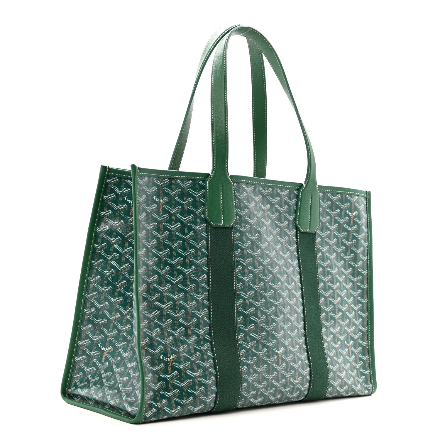Goyard Goyardine Villette MM Tote Green 3 of 13