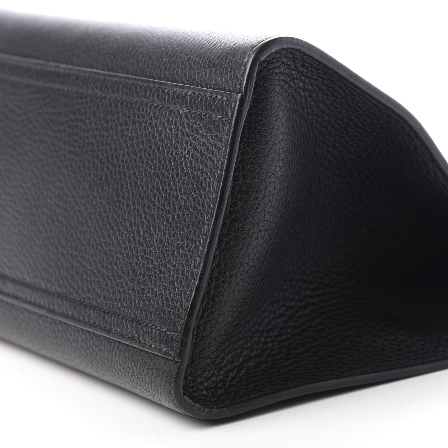 Calfskin Small GG Marmont Top Handle Bag Black