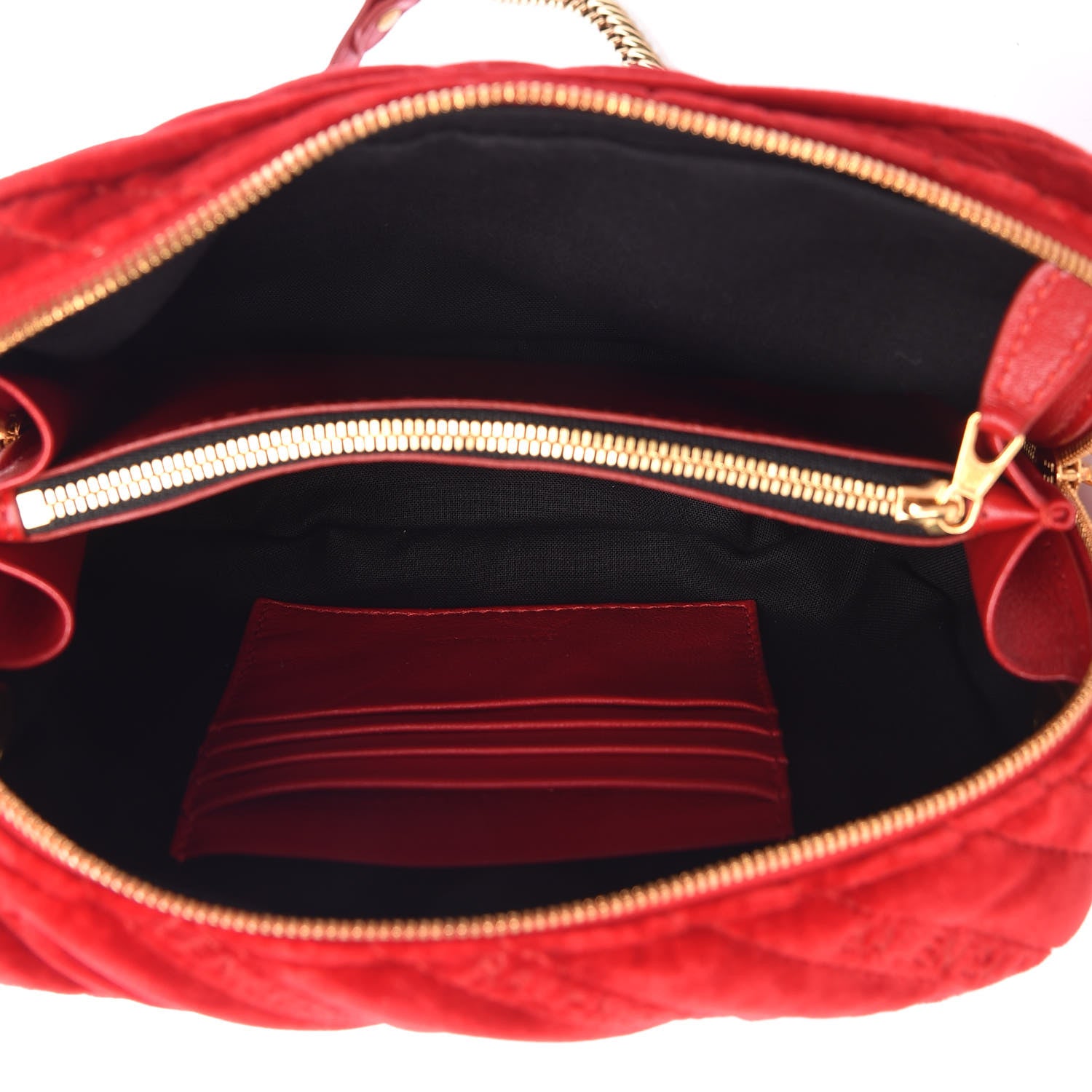 Balenciaga Velvet Logo Matelasse BB XS Reporter Bag Red 5 of 9