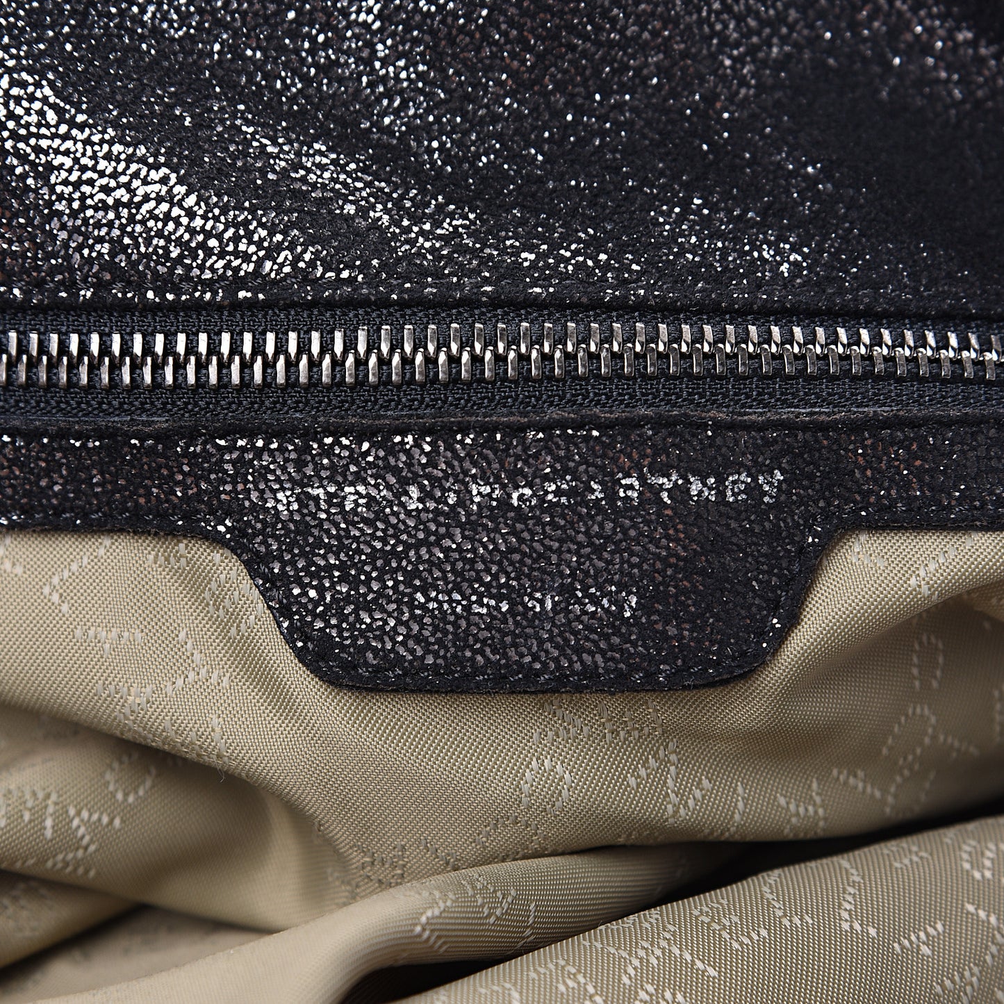 Shaggy Deer Small Falabella Tote Black