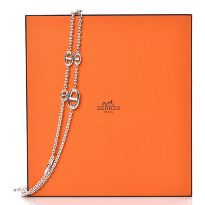 Hermes Sterling Silver Farandole Necklace 160 10 of 10