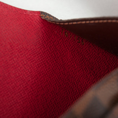 Louis Vuitton Damier Ebene Josephine Wallet Red 9 of 9