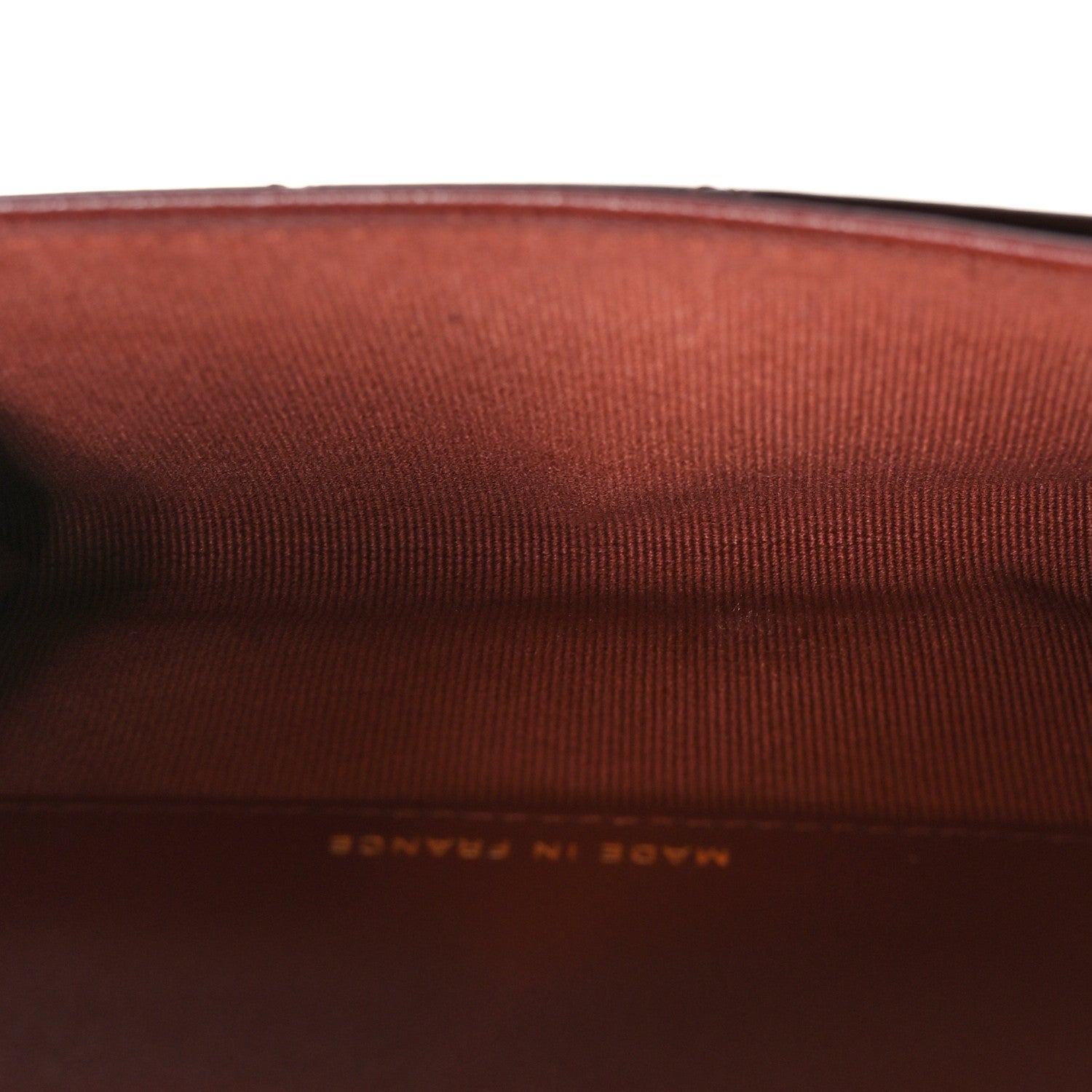 Chanel Lambskin Quilted Flap Card Holder Wallet Brown 5 of 9