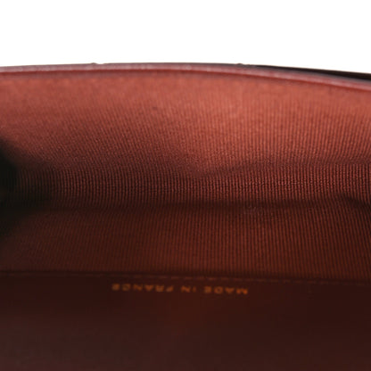 Chanel Lambskin Quilted Flap Card Holder Wallet Brown 5 of 9