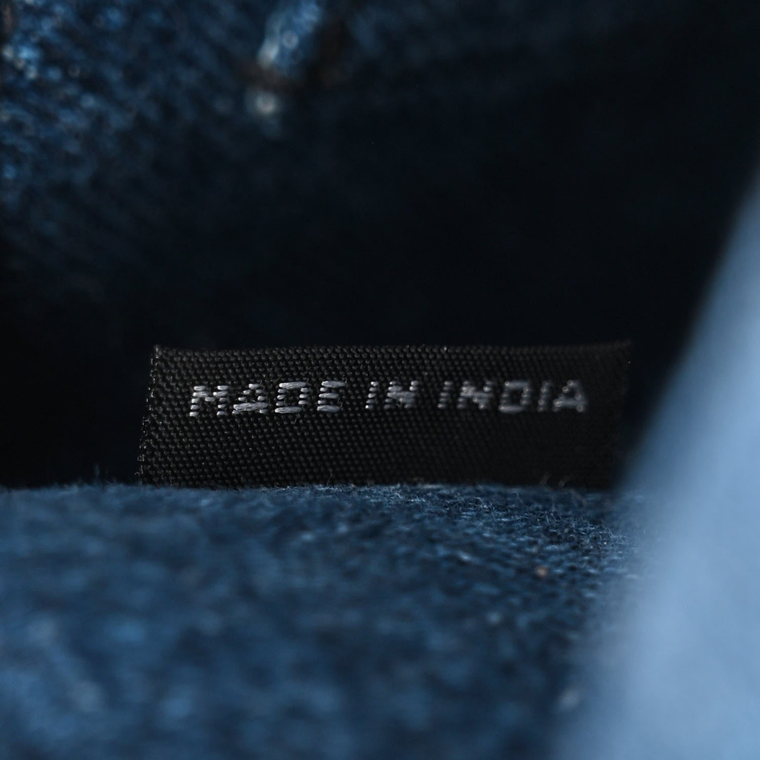 Prada Denim Small Logo Tote Bleu 7 of 11