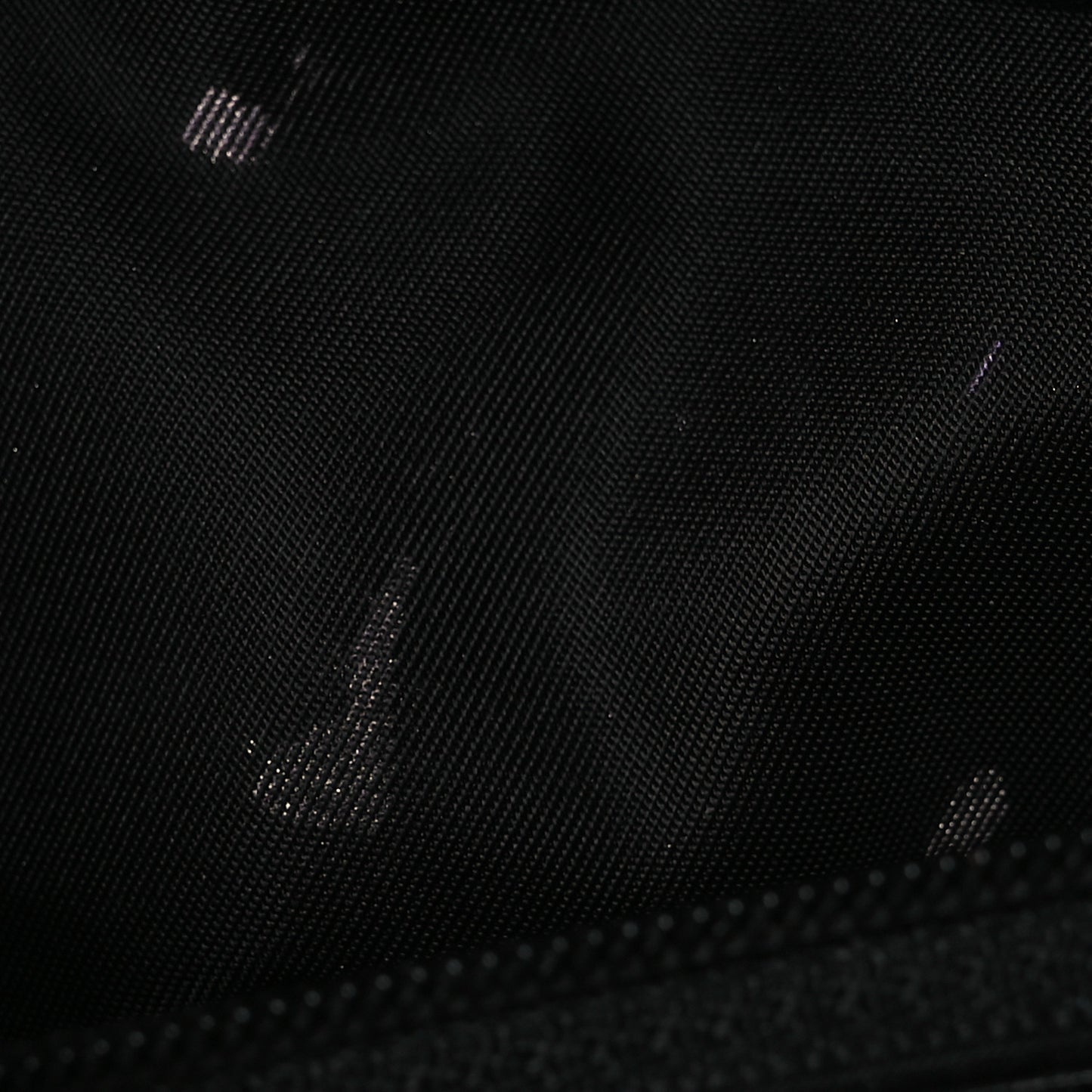 Nylon Saddle Bag Black