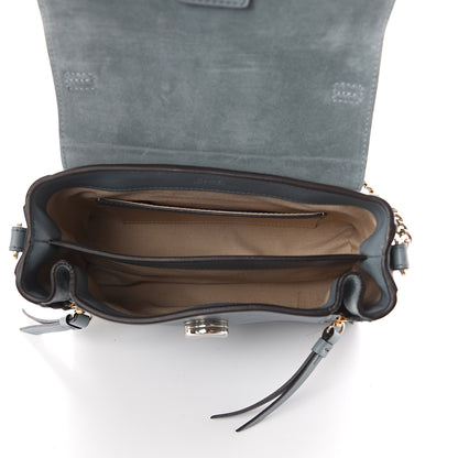 Chloe Calfskin Mini Faye Day Shoulder Bag Cloudy Blue 4 of 8