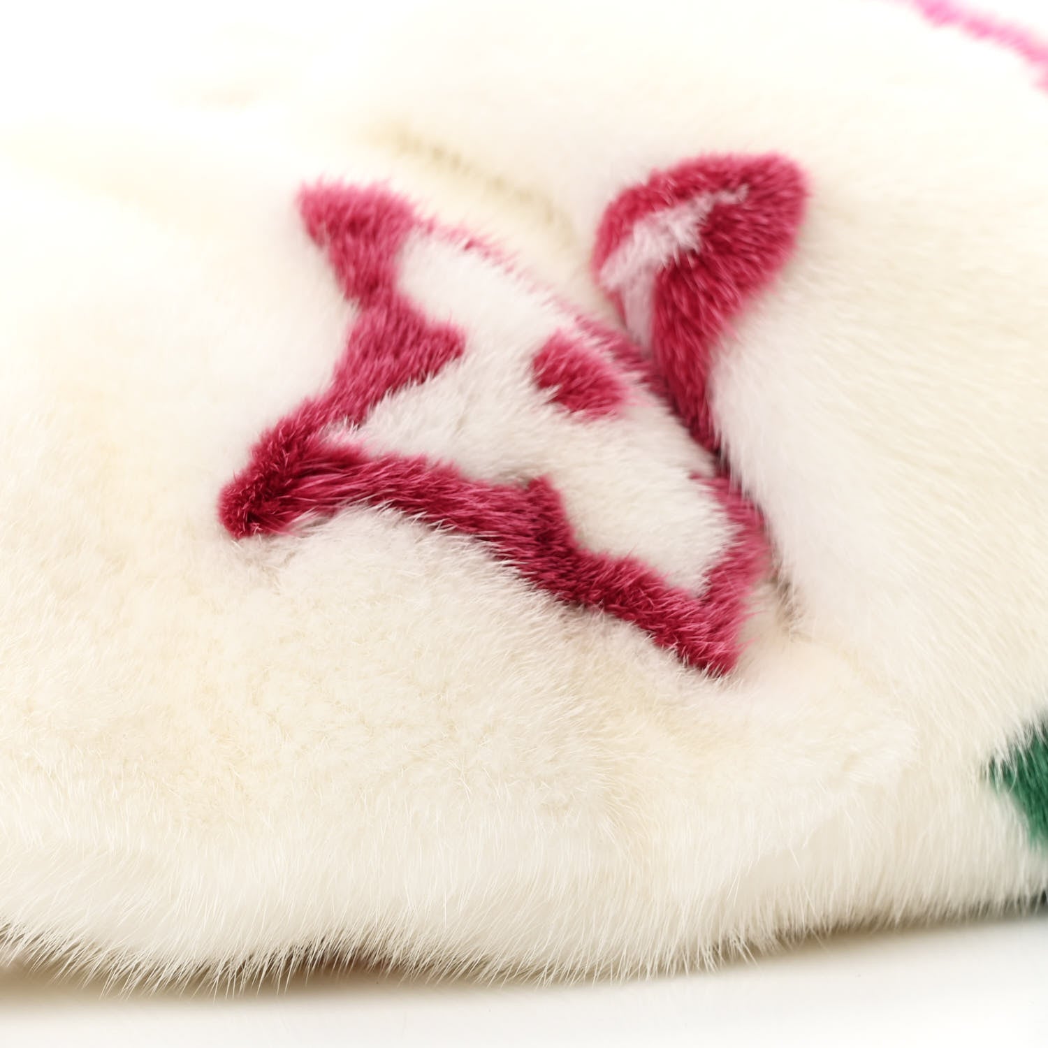 Louis Vuitton LV X TM Mink Ostrich Monogram Bum Bag White Multicolor 8 of 10