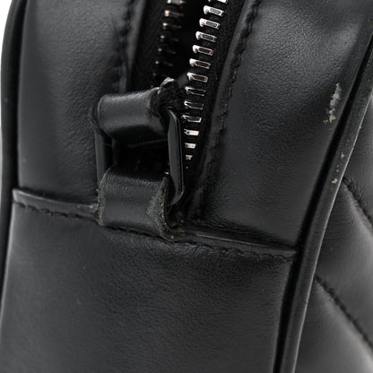 Saint Laurent Calfskin Matelasse Monogram Monochrome Lou Camera Bag Black 14 of 16