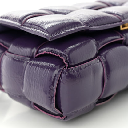 Bottega Veneta Textured Deerskin Maxi Intrecciato Padded Cassette Crossbody Bag Raisin 9 of 12