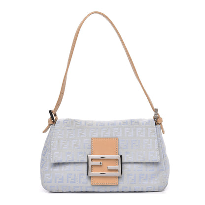 Fendi Zucchino Mini Mama Baguette Blue 1 of 11