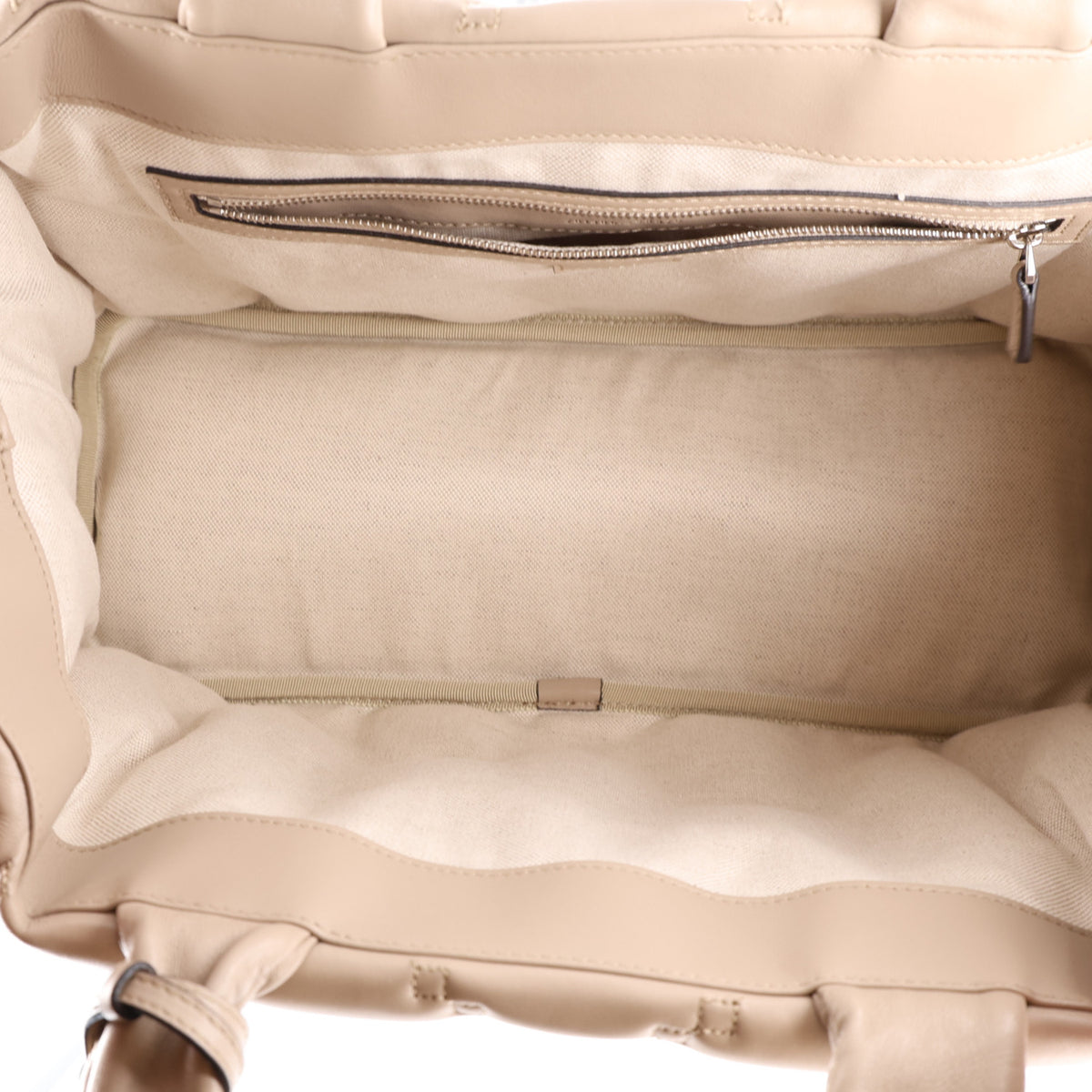 Gucci Calfskin GG Matelasse Large Tote  Beige 4 of 9
